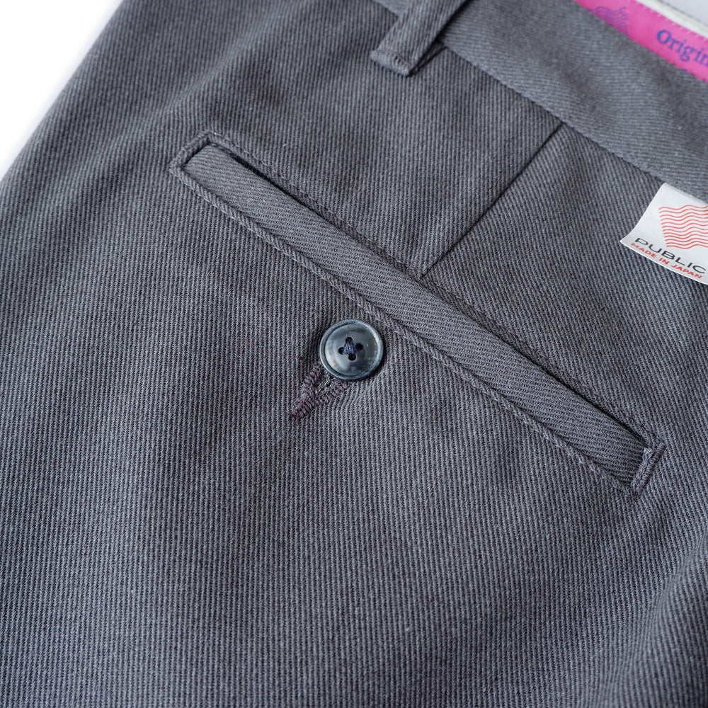 PUBLIC ORIGINAL REGULAR FIT / CHARCOAL HEATHER