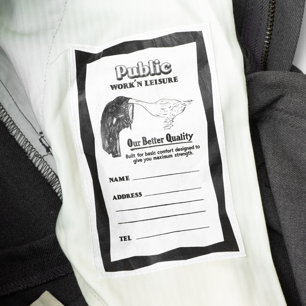PUBLIC ORIGINAL REGULAR FIT / CHARCOAL HEATHER
