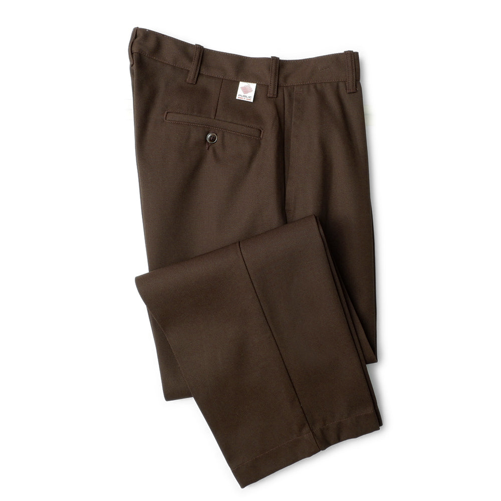 PUBLIC ORIGINAL REGULAR FIT / BROWN