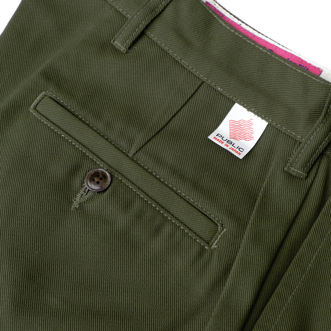PUBLIC ORIGINAL REGULAR FIT / OLIVE